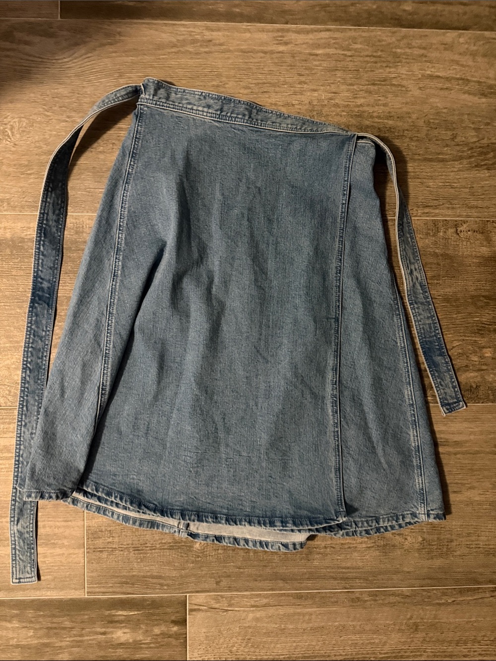 kate spade Light Blue Denim Wrap Skirt